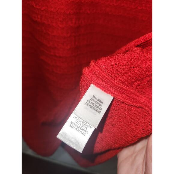 St. John collection knit red dress wool blend 6 - Picture 3 of 3